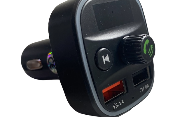 Modulator FM Q1 functie Bluetooth transmitator MP3 handsfree Negru