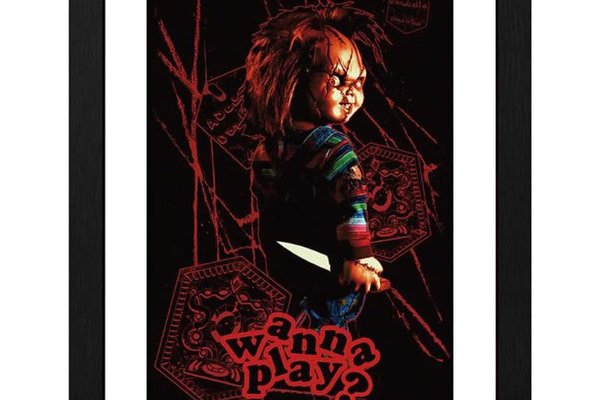 Poster cu Rama Chucky - Wanna Play (30x40)