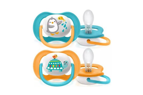 Set suzete Philips Avent Ultra Air, 2 buc, 6-18 luni, silicon, multicolor