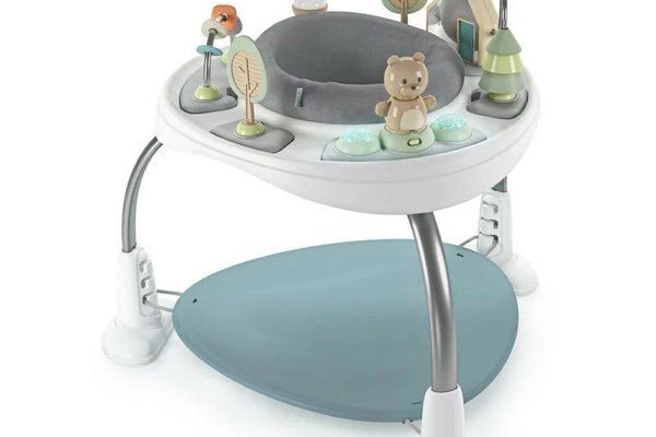 Jumper Interactiv Ingenuity Step&Sprout 2-in-1 cu Activitati pentru Bebei