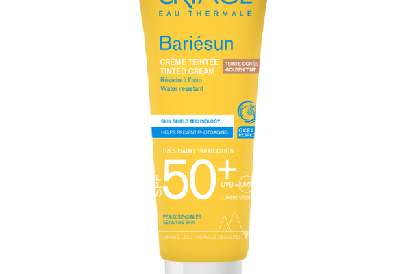 Crema colorata pentru protectie solara cu SPF50+ Bariesun, Nuanta Gold, 50 ml, Uriage