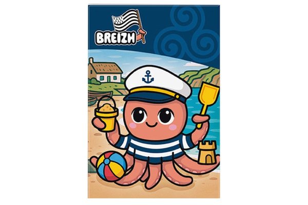 Magnet Standard The Good Gift - Pieuvre Breizh Kawaii