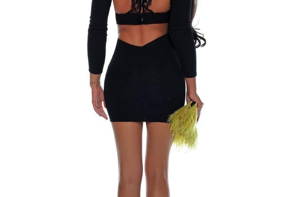 Rochie Eleganta Cu Spate Gol - Prive Boutique