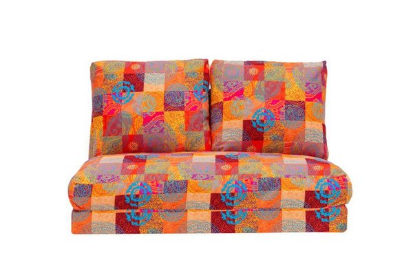 Canapea extensibila TAIDA, 2 locuri, multicolor, 120x68x62 cm