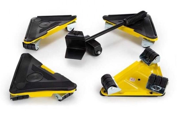 Toolland QT107 - Set pentru ridicarea si transportul mobilei, capacitate 100 kg