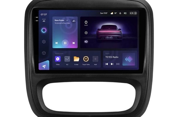 Navigatie Auto Teyes CC3 2K Renault Trafic 3 2014-2021 4+64GB 9.5" QLED Octa-core 2Ghz, Android 4G Bluetooth 5.1 DSP
