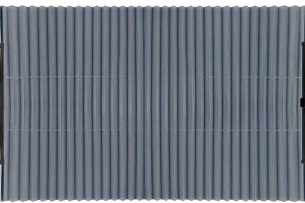 UB Parasolar auto tip jaluzea retractabil, cu ventuze, gri, 150 x 70 x 6 cm