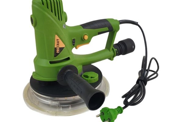 Masina de slefuit pereti Procraft EX950EL, 710 W, disc 180 mm, 1200-2500 rot/min, cu aspirator si sac