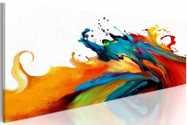 Tablou - Colorful Storm 135x45 cm