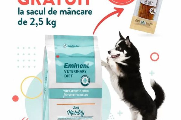 Eminent Veterinary Diet Dog Mobility pentru Câini, 2.5 kg