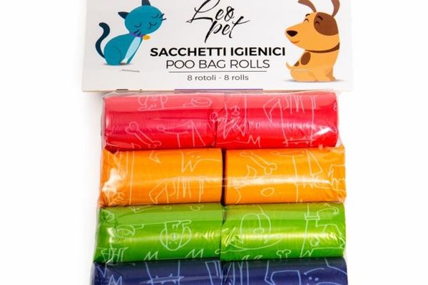 Leopet pungi Igienice Asortate, set 8 role