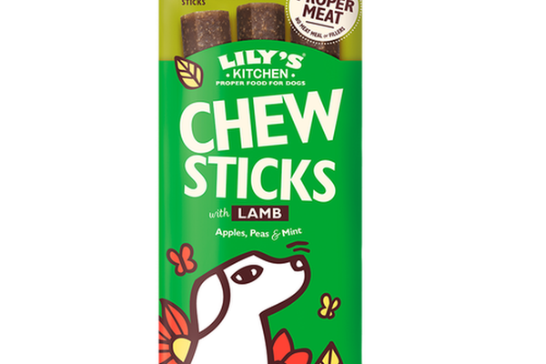 Lily's Kitchen Sticks de Mestecat cu Miel pentru Câini, 3x120 g