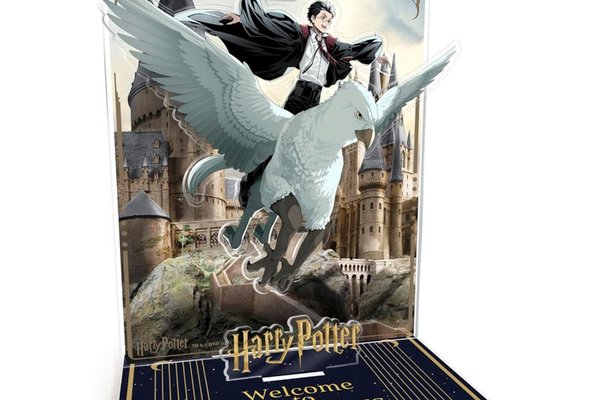 Figurina Acrilica Harry Potter - Diorama Harry si Buck in Hogwarts