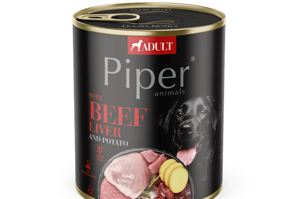 Piper Adult Dog, Ficat de Vita si Cartofi, 800 g
