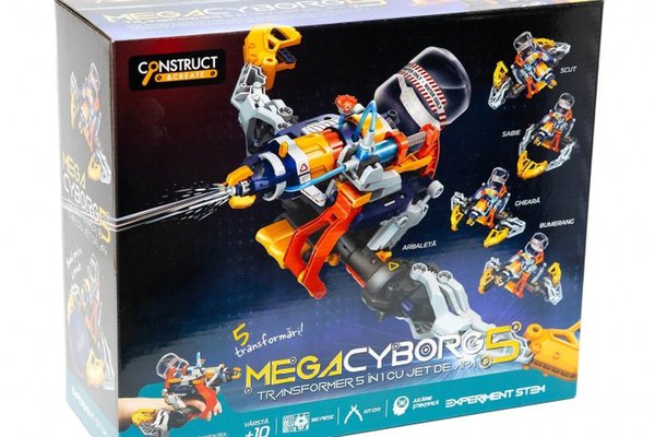 Mega Cyborg ,   Transformer 5 in 1 cu jet de apa (RO)