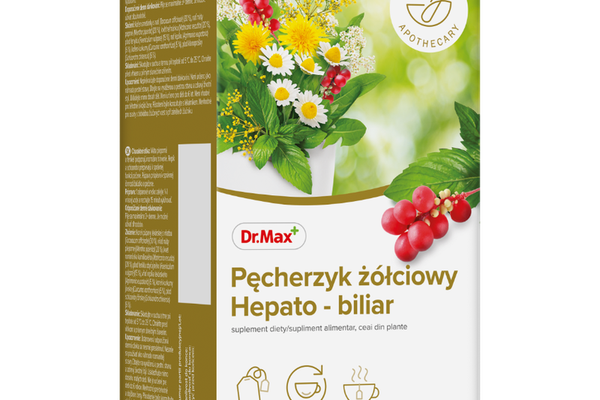 Ceai Hepato-Biliar Dr. Max - 20 Plicuri pentru Sanatatea Ficatului