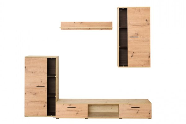 Living ROMA, 4 corpuri, corp si fronturi artisan, 235,5x40x190 cm