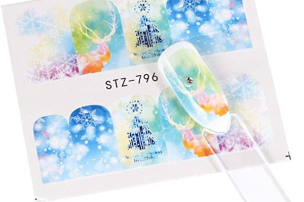 Tatuaj decor unghii iarna stz-796