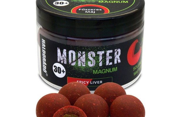 Haldorado Boilies Monster Magnum 30+, 25mm, 80g/borcan (Aroma: Squid & Afine)