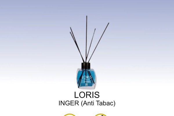 Odorizant de camera Loris Inger, 100 ml, cu betisoare
