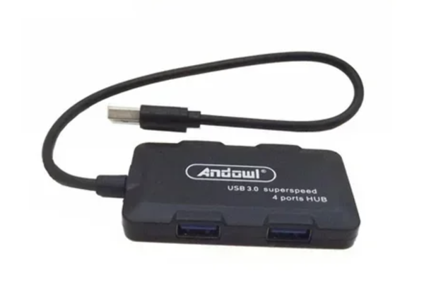 Multi HUB cu 4 USB Andowl Q HU302 negru