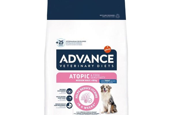 Advance Veterinary Diets Dog Atopic Derma Care Medium - Maxi, 12 kg