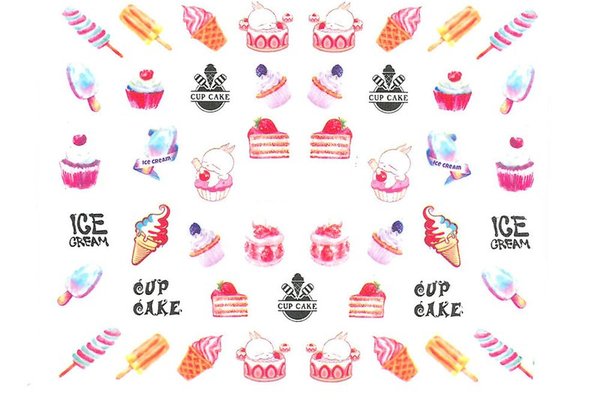 Sticker decor unghii BN828 - BN1694