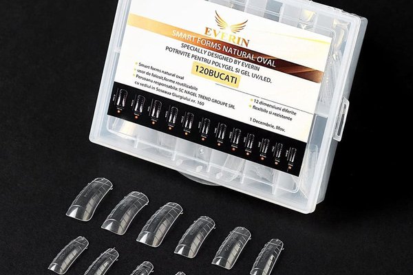 Tipsuri Smart Forms Natural Oval Dual Numerotate – 120 Buc | Everin