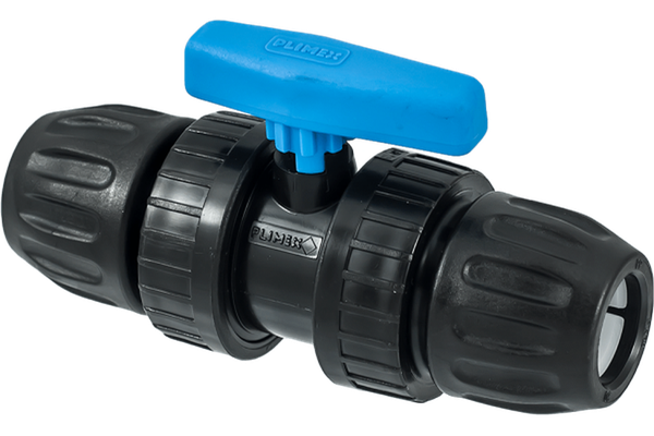 Plimat Robinet Pp Cu Bila 2 X Compresiune,Dimensiune 25 mm,Presiune 10 Bari