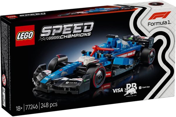 Lego Speed Champions Masina de Curse F1 Visa Cash App RB VCARB 01 (77246)