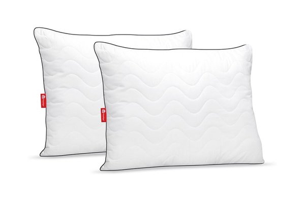 Set 2 x Perne Comfort Plus cu microfibră, husă microfibră, 50x70 cm
