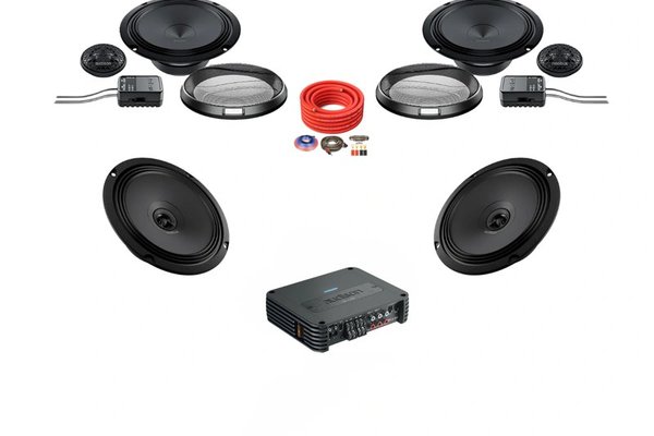Set difuzoare auto cu amplificator pentru Nissan X-Trail T32 facelift 2017 - 2022 Audison Prima 520 W