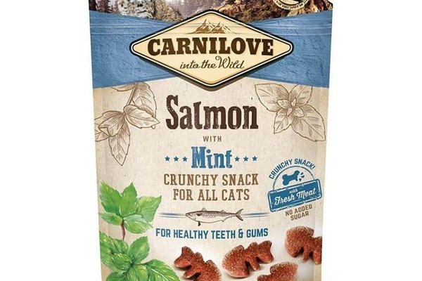 Carnilove Cat Crunchy Snack Salmon with Mint, 50 g