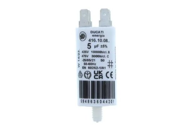 Condensator pornire motor 425V 5uF cu pin, Ducati Energia 416100864