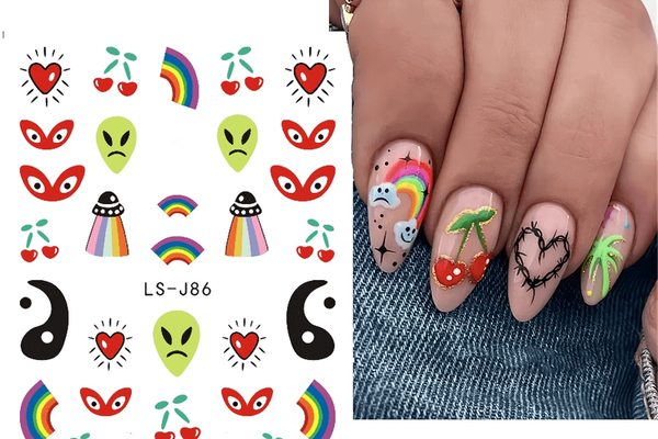 Sticker Decor Unghii Halloween LS-J86 - LS-J84 - EVERIN
