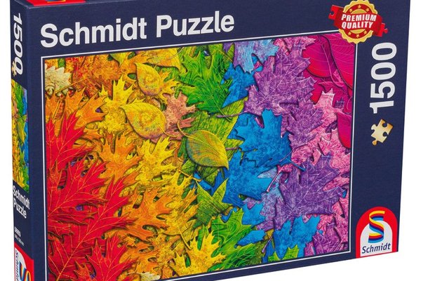 Puzzle LIN9936 - 1500, Colorful Leaves