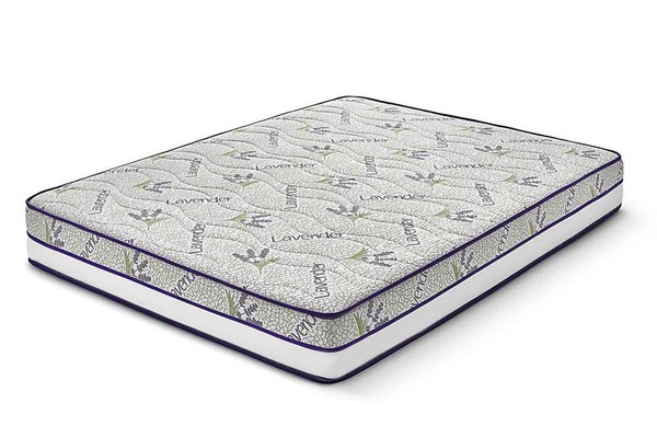 Saltea LAVENDER AIR HYGENE THERAPY,  husă detașabilă, superortopedică, cu spumă poliuretanică și arcuri, Grosime 25 cm