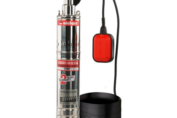 Pompa Submersibila Elefant 3.5QGD1-50.0.37F cu Plutitor, 25 L/min, 370 W