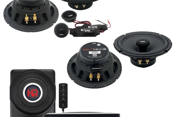 Pachet Difuzoare Auto cu subwoofer Nissan Leaf 2018-2023 ESB 1000 340 W