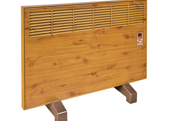 Convector de perete sau pardoseala iVigo EPK 2000 W Wood, control electronic, Termostat de siguranta, termostat reglabil, IP 24, pentru 24 mp, ERP 2018
