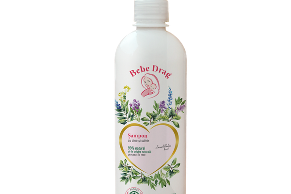 Sampon Bebe Drag cu Aloe si Salvie, 500ml - VivaNatura