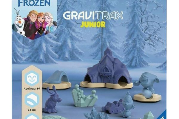 Gravitrax Junior - Joc de constructie Frozen Decorations, set de accesorii Regatul de Gheata