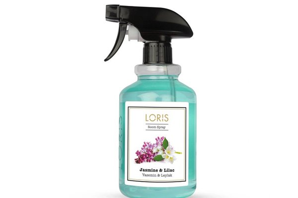 Spray odorizant Loris pentru camera, Iasomie si Liliac, 500 ml