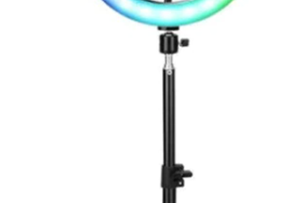 Lampa circulara profesionala LED Ring Light RGB Andowl Q MG34