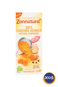 Zonnatura Ceai BIO Turmeric si Ghimbir Total Blue - 1