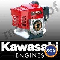 Motor Kawasaki TJ27E in 2 timpi, pe benzina - 1