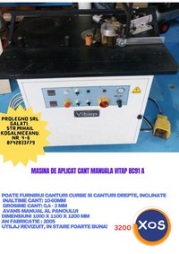 Masina de aplicat cant manuala  Vitap BC91A - 1