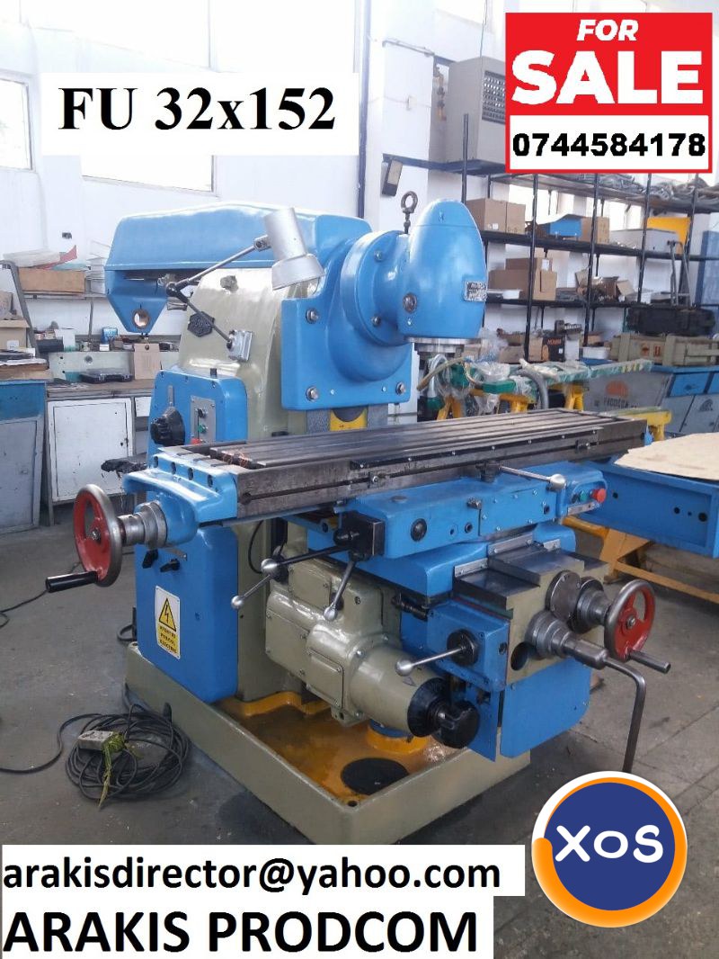 Vand diferite masini unelte, freze FU 36PM, FU 32, FUS 22, FUS 32, etc ...