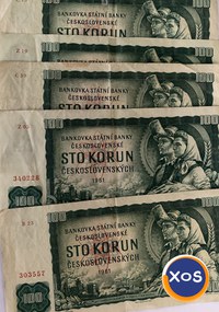 Bancnote Cehoslovacia 1961 - 1