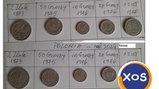 Vând 5 monede Polonia 1973- 1978 si  5 monede Rusia  1961-1990